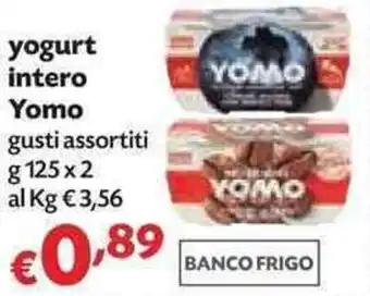 Panorama Yomo intero Yogurt 125gx2 offerta
