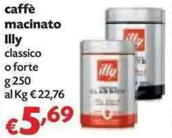 Panorama Illy caffè macinato 250g offerta