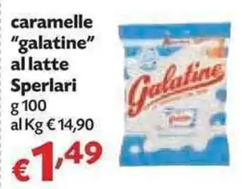 Panorama Sperlari "galatine" al latte caramelle 100g offerta