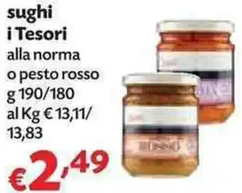 Panorama Sughi i Tesori 190/180g offerta
