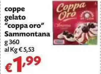 Panorama Sammontana "Coppa Oro" Coppe Gelato 360g offerta