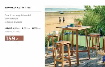 TAVOLO ALTO TIWI