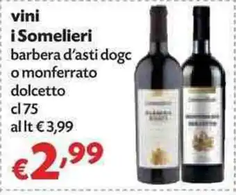 Panorama Vini i Somelieri 75cl offerta