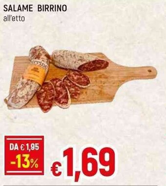 SALAME BIRRINO all'etto