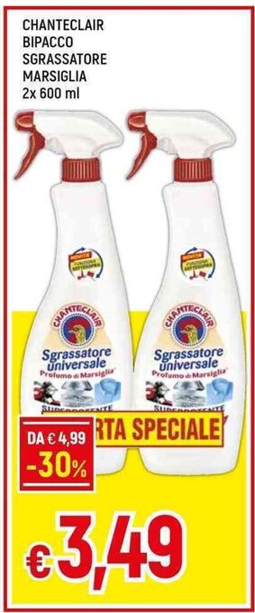 Galassia CHANTECLAIR BIPACCO SGRASSATORE MARSIGLIA 2x 600 ml offerta