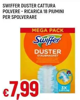 Galassia SWIFFER DUSTER CATTURA POLVERE RICARICA PER SPOLVERARE offerta