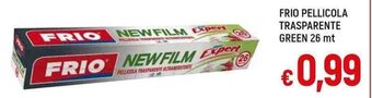 Galassia FRIO PELLICOLA TRASPARENTE GREEN 26 mt offerta