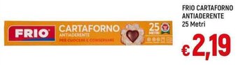 Galassia FRIO CARTAFORNO ANTIADERENTE 25 Metri offerta