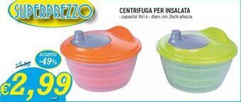 Galassia CENTRIFUGA PER INSALATA offerta