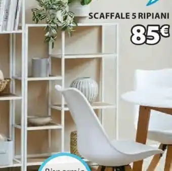 JYSK SCAFFALE 5 RIPIANI offerta