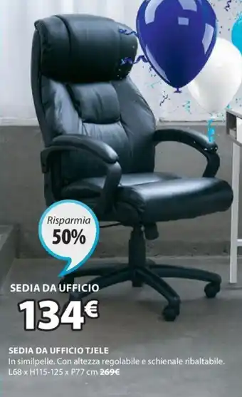 JYSK SEDIA DA UFFICIO TJELE offerta