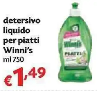 Panorama Winni's Detersivo liquido oper piatti 750ml offerta