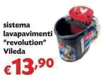 Panorama Vileda "Revolution" Sistema lavapavimenti offerta