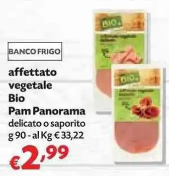 Panorama Pam Panorama Bio Affettato vegetale 90g offerta