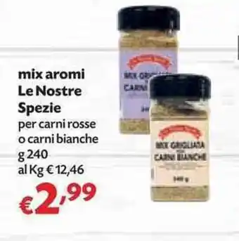 Panorama Le Nostre Spezie mix aromi 240g offerta