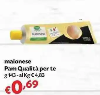 Panorama Pam Qualità per te maionese 143g offerta