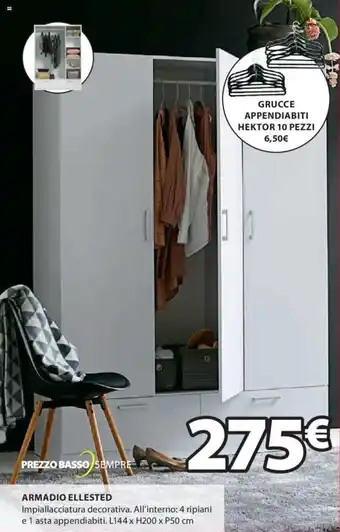 JYSK ARMADIO ELLESTED offerta