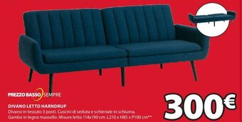 JYSK DIVANO LETTO HARNDRUP offerta