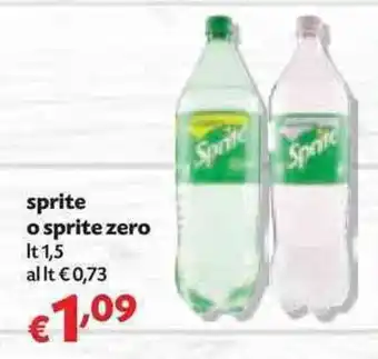 Panorama Sprite o Sprite zero 1,5lt offerta