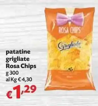 Panorama Rosa Chips Patatine grigliate 300g offerta