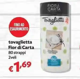 Panorama Fior di Carta Tovaglietta 80 strappi 2 veli offerta