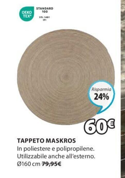 JYSK TAPPETO MASKROS offerta