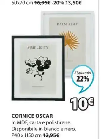 JYSK CORNICE OSCAR offerta
