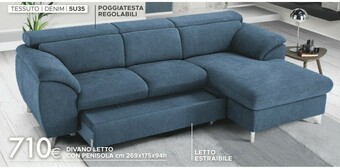 Mondo Convenienza Divano Letto Con Penisola offerta