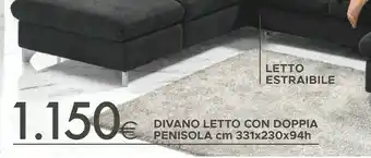 Mondo Convenienza Divano Letto Con Doppia Penisola offerta