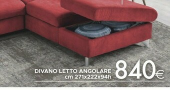 Mondo Convenienza Divano Letto Angolare offerta