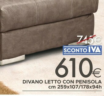 Divano Letto Con Penisola
