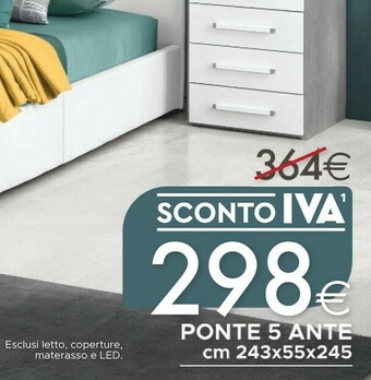 Mondo Convenienza Ponte 5 Ante offerta