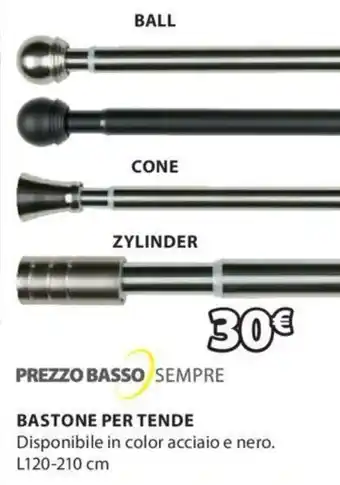 BASTONE PER TENDE