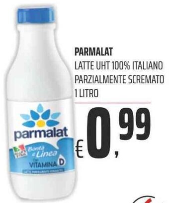 Coop PARMALAT LATTE UHT 100% ITALIANO PARZIALMENTE SCREMATO 1 Litro offerta