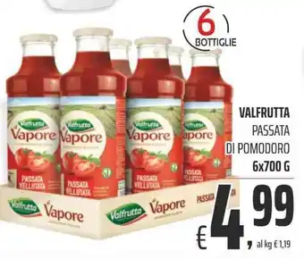 Coop Valfrutta PASSATA DI POMODORO 6 x 700 g offerta