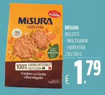 Coop MISURA BISCOTTI 230/330 g offerta