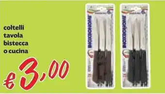 Panorama Coltelli Tavola bistecca o cucina offerta