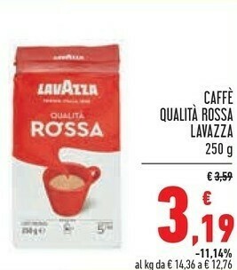 Conad Lavazza Caffè Qualità Rossa offerta