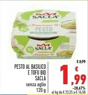 Conad Saclà Pesto Al Basilico E Tofu offerta