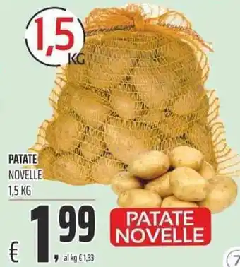 Coop PATATE NOVELLE 1,5 KG offerta