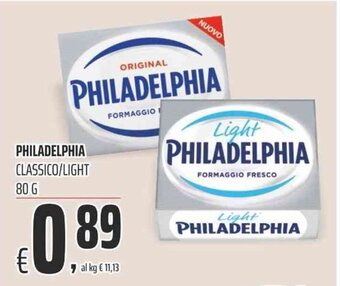 Coop PHILADELPHIA CLASSICO/LIGHT 80 g offerta