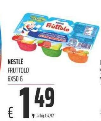 Coop NESTLÉ FRUTTOLO 6 x 50 g offerta