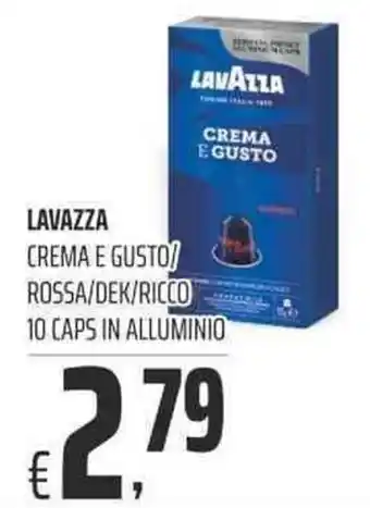 Coop LAVAZZA CREMA E GUSTO 10 CAPS IN ALLUMINIO offerta