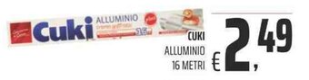 Coop CUKI ALLUMINIO 16 METRI offerta
