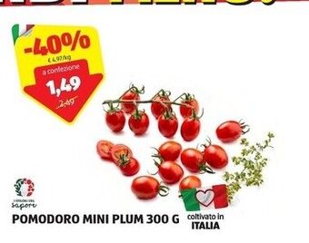 ALDI I colori del sapore pomodoro mini plum 300 g offerta