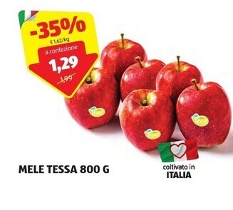 ALDI Mele tessa 800 g offerta
