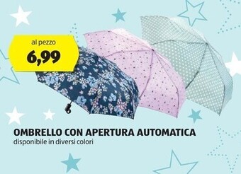 ALDI Ombrello con apertura automatica offerta