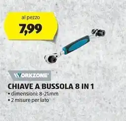 ALDI Workzone chiave a bussola 8 in 1 offerta