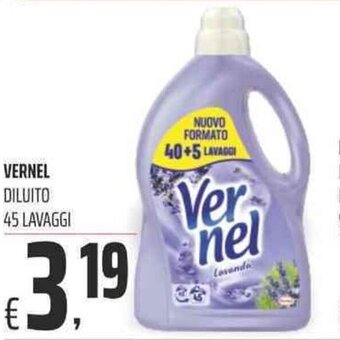 Coop VERNEL DILUITO 45 LAVAGGI offerta