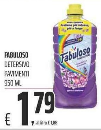Coop FABULOSO DETERSIVO PAVIMENTI 950 ml offerta